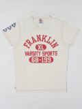 FRANKLIN&MARSHALL VARSITY S/STEE クリーム