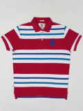FRANKLIN&MARSHALL BORDER PIQUET POLO ピンク