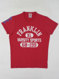 FRANKLIN&MARSHALL VARSITY S/STEE ピンク