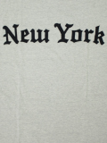 LEFT FIELD NY TIMES SS TEE グレー