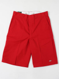 DICKIES TS WORK SHORT レッド