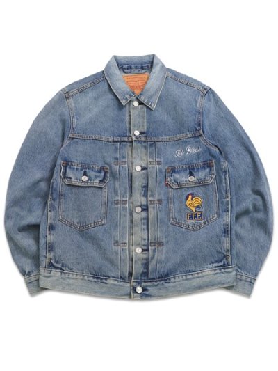 画像2: 【送料無料】LEVI'S FRANCE FOOTBALL TYPE II JACKET DARK WASH
