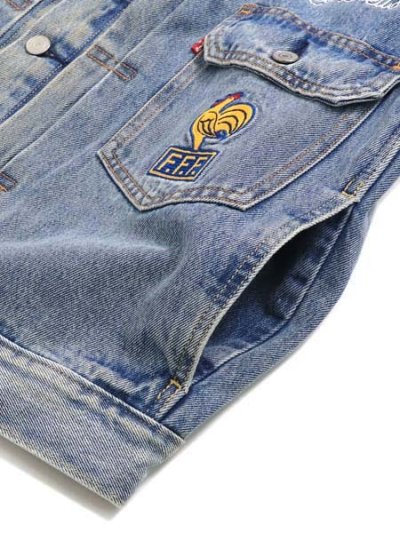 画像6: 【送料無料】LEVI'S FRANCE FOOTBALL TYPE II JACKET DARK WASH