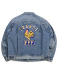 【送料無料】LEVI'S FRANCE FOOTBALL TYPE II JACKET DARK WASH