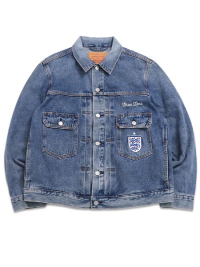 画像2: 【送料無料】LEVI'S ENGLAND FOOTBALL TYPE II JACKET DARK WASH