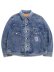 画像2: 【送料無料】LEVI'S ENGLAND FOOTBALL TYPE II JACKET DARK WASH (2)