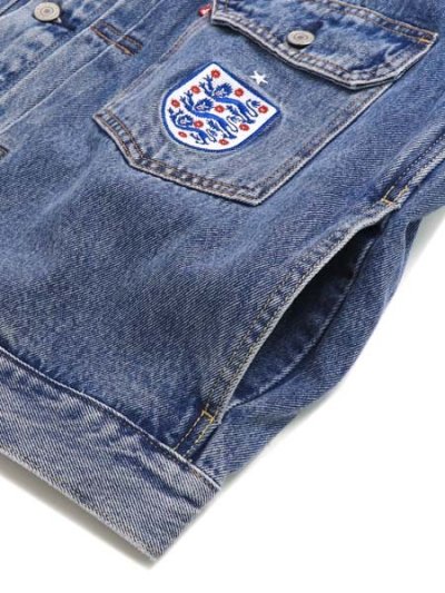 画像6: 【送料無料】LEVI'S ENGLAND FOOTBALL TYPE II JACKET DARK WASH