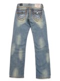 【送料無料】TRUE RELIGION RICKY SUPER T FLAP STRAIGHT 34" SEAGRASS MEDIUM WASH
