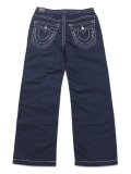【送料無料】TRUE RELIGION VINNY NYLON BIG T FLAP ULTRA BAGGY PANT TURQUOISE