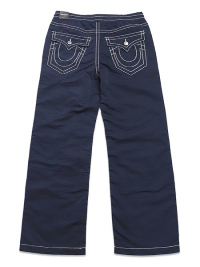 画像1: 【送料無料】TRUE RELIGION VINNY NYLON BIG T FLAP ULTRA BAGGY PANT TURQUOISE