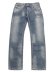 画像2: 【送料無料】TRUE RELIGION RICKY SUPER T FLAP STRAIGHT 34" LIGHTING MEDIUM WASH (2)