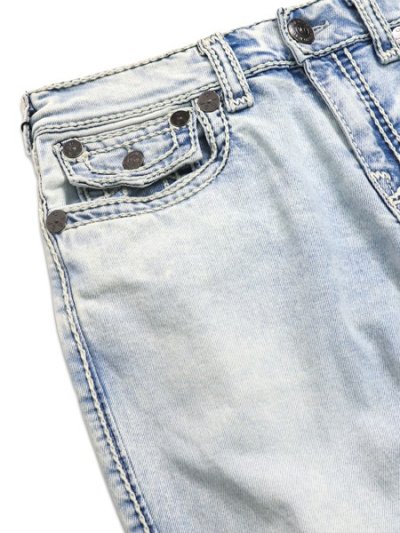 画像3: 【送料無料】TRUE RELIGION RICKY ROPE STITCH FLAP STRAIGHT 34" COASTLINE ASH LTW