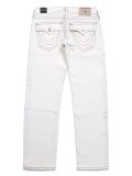 【送料無料】TRUE RELIGION ROCCO BIG T FLAP SKINNY 32" OPTIC WHITE
