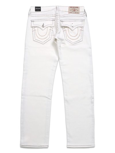 画像1: 【送料無料】TRUE RELIGION ROCCO BIG T FLAP SKINNY 32" OPTIC WHITE
