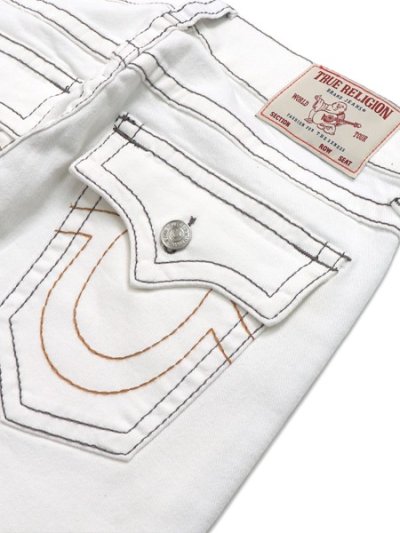 画像5: 【送料無料】TRUE RELIGION ROCCO BIG T FLAP SKINNY 32" OPTIC WHITE
