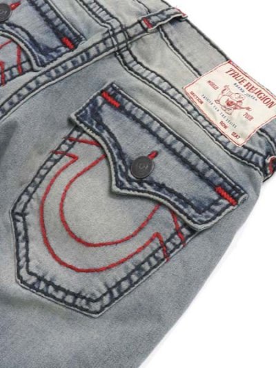 画像5: 【送料無料】TRUE RELIGION BOBBY SUPER T BAGGY SHORT LIGHTING MEDIUM WASH