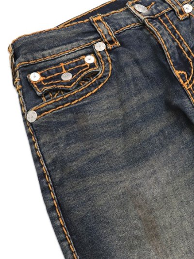 画像3: 【送料無料】TRUE RELIGION RICKY SUPER T FLAP STRAIGHT 34" DECADENCE DARK WASH