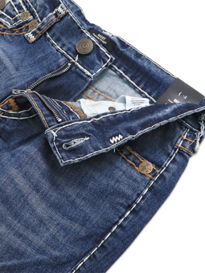 画像4: 【送料無料】TRUE RELIGION RICKY SUPER T FLAP 34" CITY WEST FADE DARK WASH