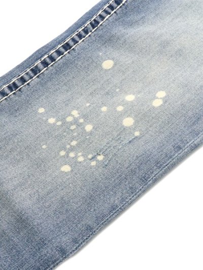 画像7: 【送料無料】TRUE RELIGION BILLY SUPER T NF 34" EMBRO SCUFF TOE INDIGO LIGHT WASH