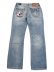 画像1: 【送料無料】TRUE RELIGION BILLY SUPER T NF 34" EMBRO SCUFF TOE INDIGO LIGHT WASH (1)