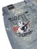画像5: 【送料無料】TRUE RELIGION BILLY SUPER T NF 34" EMBRO SCUFF TOE INDIGO LIGHT WASH (5)