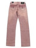 【送料無料】TRUE RELIGION RICKY BIG T FLAP STRAIGHT 34" ROSE LIGHT PINK WASH