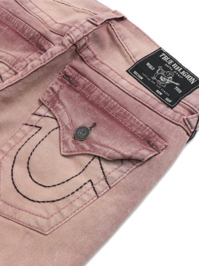 画像5: 【送料無料】TRUE RELIGION RICKY BIG T FLAP STRAIGHT 34" ROSE LIGHT PINK WASH
