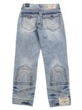 【送料無料】TRUE RELIGION BOBBY BIG T REPURPOSED FLAP BAGGY 32" GOLDEN SLOUCH LTW