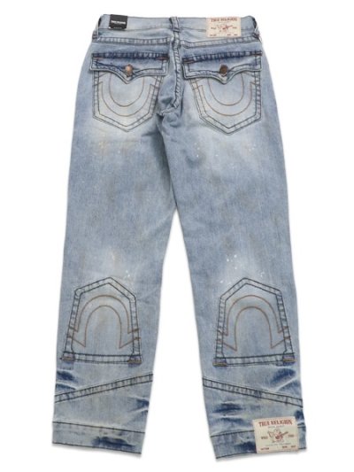画像1: 【送料無料】TRUE RELIGION BOBBY BIG T REPURPOSED FLAP BAGGY 32" GOLDEN SLOUCH LTW