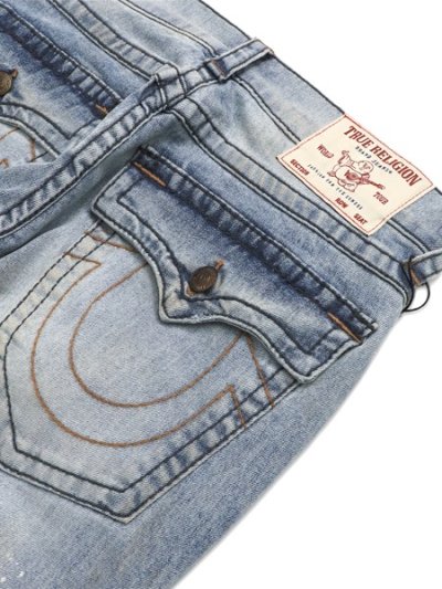 画像5: 【送料無料】TRUE RELIGION BOBBY BIG T REPURPOSED FLAP BAGGY 32" GOLDEN SLOUCH LTW