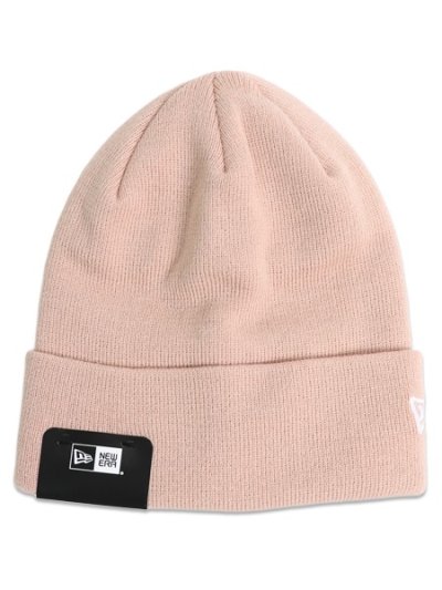 画像1: NEW ERA BASIC CUFF KNIT-RUSTY PINK/SNOW WHITE