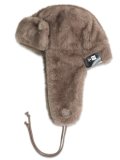 NEW ERA SHAGGY KNIT TRAPPER BROWN