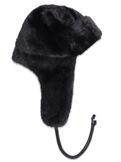 画像2: NEW ERA SHAGGY KNIT TRAPPER BLACK