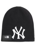 NEW ERA BASIC BEANIE YANKEES BLACK