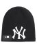 画像1: NEW ERA BASIC BEANIE YANKEES BLACK (1)