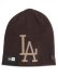 画像1: NEW ERA BASIC BEANIE DODGERS BURNT WOOD (1)