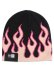 画像1: NEW ERA BASIC BEANIE FLAME BLACK/PINK (1)