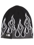 NEW ERA BASIC BEANIE FLAME BLACK/DARK GREY
