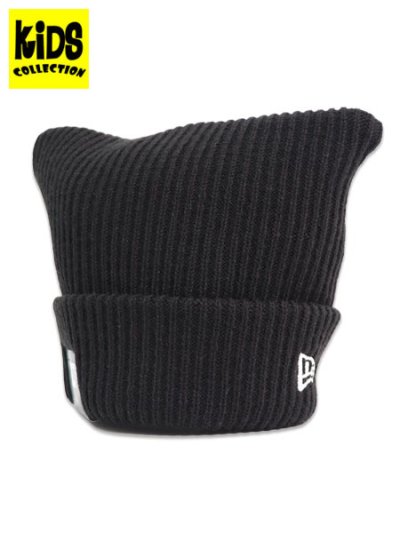 画像1: 【KIDS】NEW ERA YOUTH SQUARE RIB KNIT BLACK