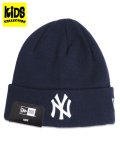 【KIDS】NEW ERA YOUTH BASIC CUFF KNIT YANKEES NAVY