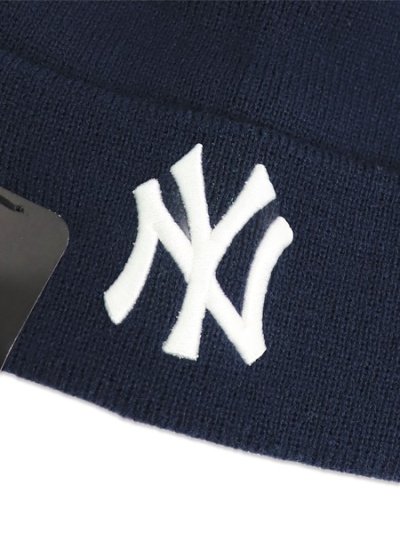 画像3: 【KIDS】NEW ERA YOUTH BASIC CUFF KNIT YANKEES NAVY