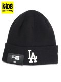 【KIDS】NEW ERA KIDS BASIC CUFF KNIT DODGERS BLACK