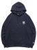 画像1: 【送料無料】NEW ERA BRONX BOMBERS PIZZA PULLOVER HOODIE YANKEES NAVY (1)