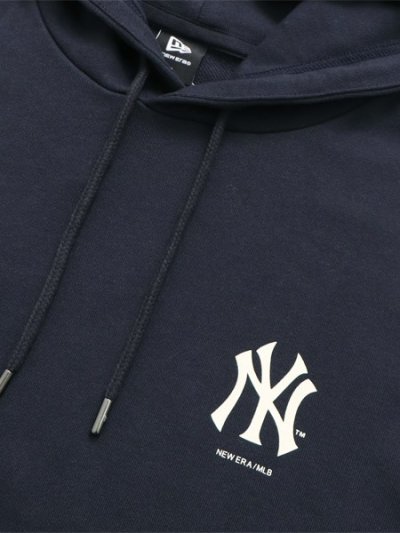画像3: 【送料無料】NEW ERA BRONX BOMBERS PIZZA PULLOVER HOODIE YANKEES NAVY