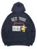 画像2: 【送料無料】NEW ERA BRONX BOMBERS PIZZA PULLOVER HOODIE YANKEES NAVY (2)