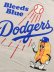 画像4: 【送料無料】NEW ERA BLEEDS BLUE HOT DOG PULLOVER HOODIE DODGERS STONE (4)