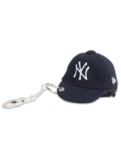 画像1: NEW ERA MINI CAP EARPHONE CASE YANKEES NAVY