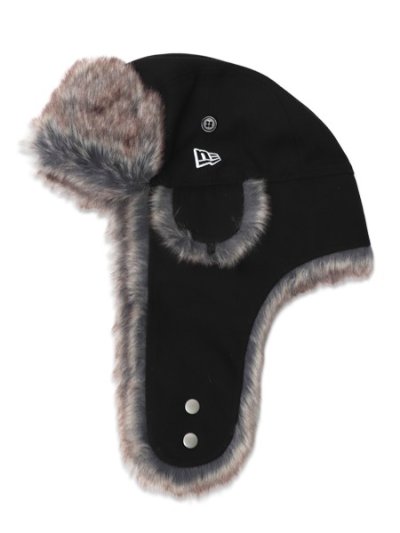 画像1: NEW ERA TRAPPER BASIC BLACK