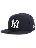 NEW ERA 59FIFTY COOPERSTOWN WOOL YANKEES NAVY