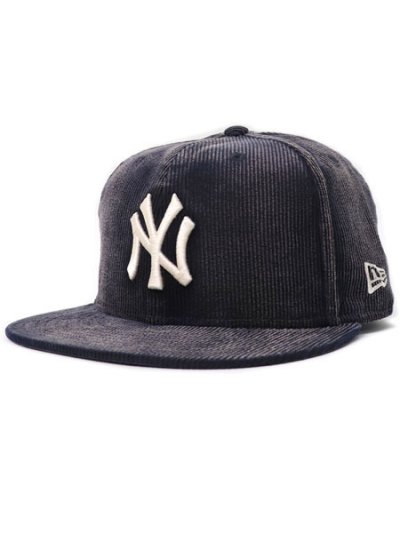 画像1: NEW ERA 59FIFTY FADED CORDUROY YANKEES NAVY